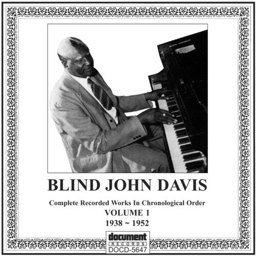 John Blind Davis: Complete Recorded Works Vol. 1 (1938-1952) - CD