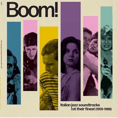 BOOM ITALIAN JAZZ Various Artists: Boom! Italian Jazz Soundtracks At Their Finest (1959-1969) -LP