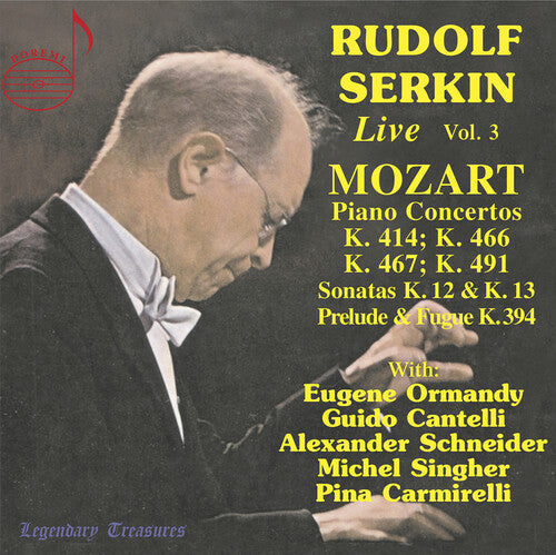 Vienna Philharmonic: Rudolf Serkin Live - COMPACT DISCS
