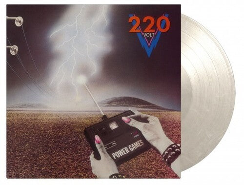 220 Volts: Power Games - Limited 180-Gram Crystal Clear & White Marble Colored Vinyl -LP