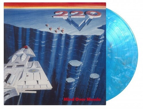 220 Volt: Mind Over Muscle - Limited 180-Gram Blue, White & Black Marble Colored Vinyl -LP