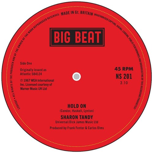 Sharon Tandy: Hold On / Daughter Of The Sun - 7-INCH SINGLE