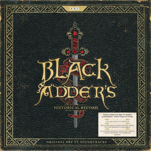 Blackadder: Blackadder's Historical Record: 40th Anniversary - Limited Boxset Includes Signed Tony Robinson Print & 12LP's on Gold Colored 140-Gram Vinyl -LP