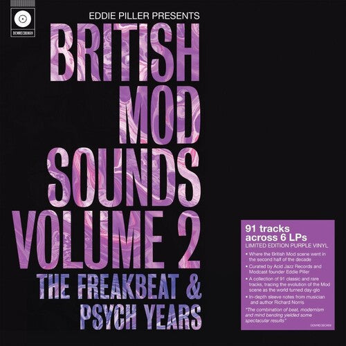 Various Artists: Eddie Piller Presents British Mod Sounds Of The 1960s Volume 2: The Freakbeat & Psych Years / Various - 6LP Boxset on 140-Gram Purple Colored Vinyl -LP