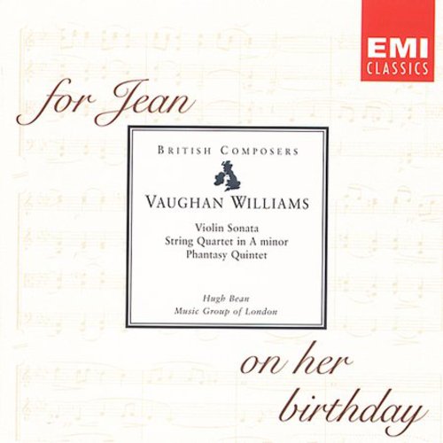Vaughan Williams, R.: Quartet Phantasy/Sonata Violin/String Quartet - CD
