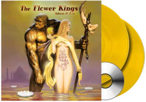 The Flower Kings: Adam & Eve (Re-issue 2023) - Limited Gatefold Transparent sun yellow 2LP+CD & LP-Booklet -LP