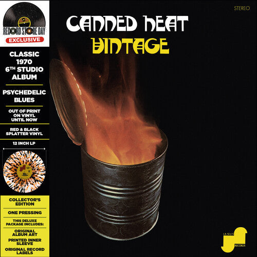 John Lee Hooker & Canned Heat: Vintage - Red/Black Splatter -LP