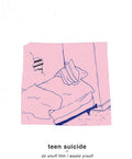 Teen Suicide: Dc Snuff Film / Waste Yrself - Pink - CASSETTES