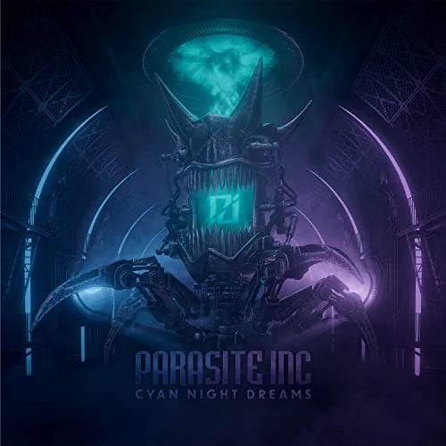 Parasite Inc: Cyan Night Dreams - Blue & White Marble Colored Vinyl -LP