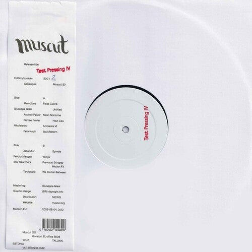 Various Artists: Test Pressing IV - (VINYL LP)