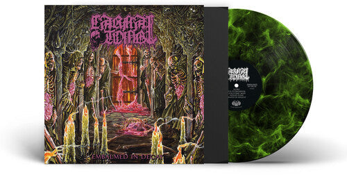 Carnal Tomb: Embalmed In Decay - Lime/Black Marbled -LP