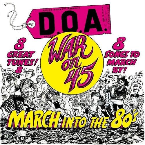 D.O.A.: War On 45 - Yellow Colored Vinyl with Bonus Tracks -LP