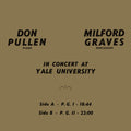 Milford Graves: In Concert At Yale University -LP