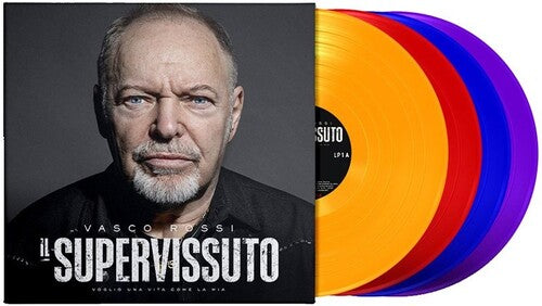 Vasco Rossi: Il Supervissuto - 4LP Box, Orange, Red, Blue & Purple Vinyl - (VINYL LP)