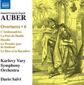 Karlovy Vary Symphony Orchestra: Auber: Overtures, Vol. 6 - CD