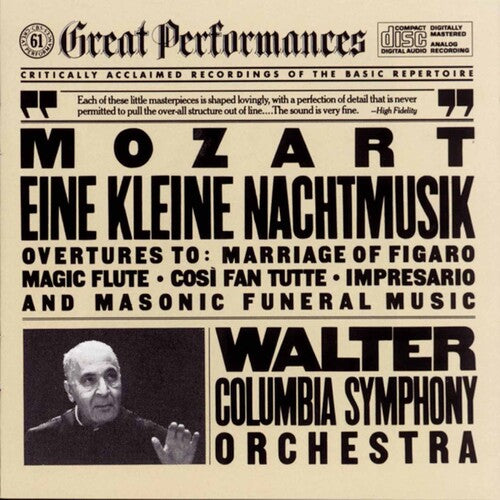 W.a. Mozart: Eine Kleine Nachtmusik / Opera Overtures - CD