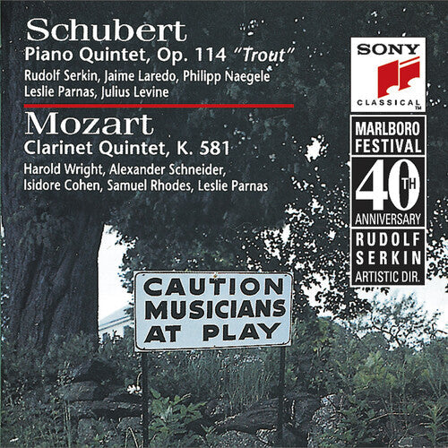 Schubert / Mozart / Serkin / Levine / Laredo: Trout Quintet / Clarinet Quintet (Mozart) - CD