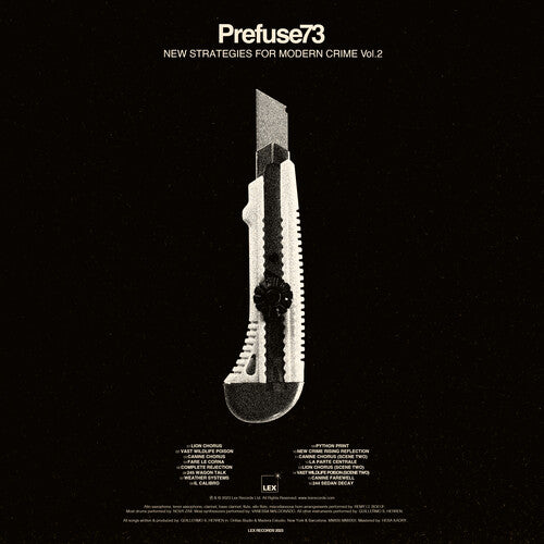 Prefuse 73: New Strategies for Modern Crime Vol. 1 & 2 - (VINYL LP)