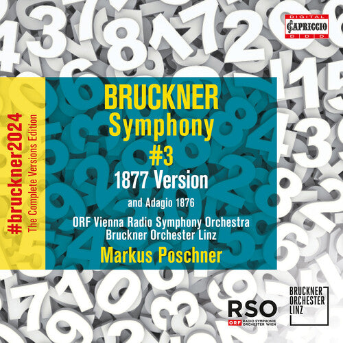 ORF Vienna Radio Symphony Orchestra: Bruckner: Symphony No. 3 (1877); Adagio (1876) - CD