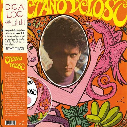 Caetano Veloso: Caetano Veloso (Tropicalia) - Opaque Pink Colored Vinyl - (VINYL LP)