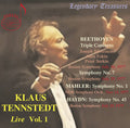 Peter Serkin: Klaus Tennstedt Live, Vol. 1 - CD