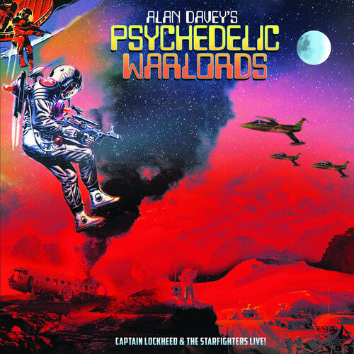 Alan Davey’s Psychedelic Warlords: Captain Lockheed and the Starfighters Live! - (VINYL LP)