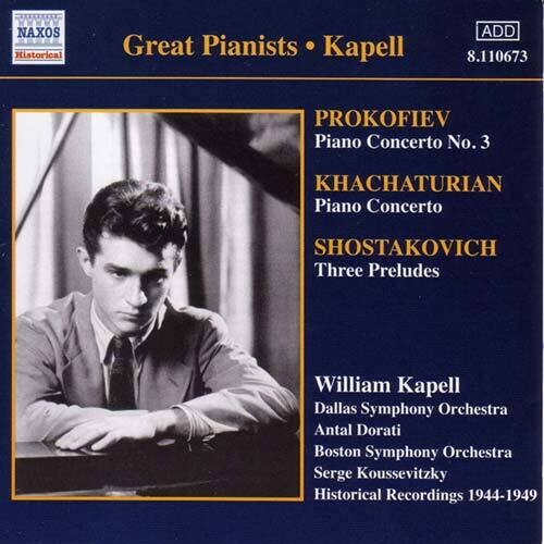 Kapell: Piano Concerto No. 3 in C Major*Op - CD
