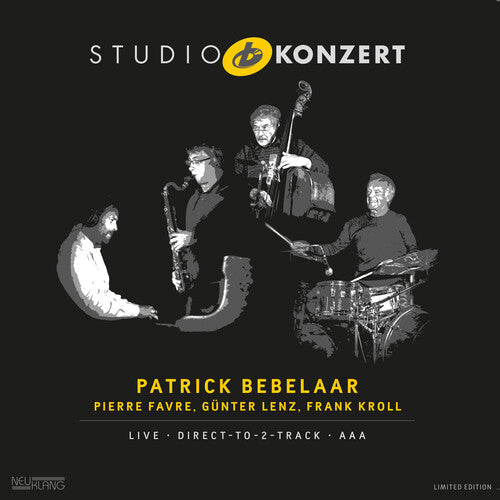 Patrick Bebelaar & Pierre Favre & Günter Lenz: Studio Konzert - (VINYL LP)