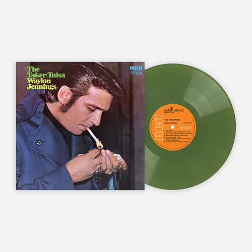 Waylon Jennings: Taker/Tulsa - 180-Gram Green Colored Vinyl - (VINYL LP)