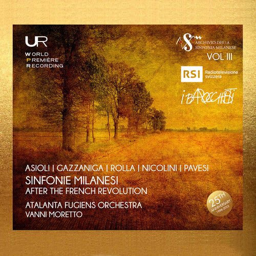 Vanni Moretto: Sinfonie Milanesi After the French Revolution - CD