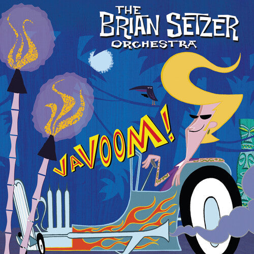 Brian Setzer Orchestra: Vavoom!               (Jacket-Caravan Yellow) - (VINYL LP)