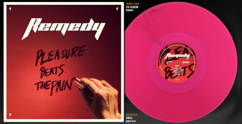 The Remedy: Pleasure Beats The Pain - Magenta Clear - (VINYL LP)