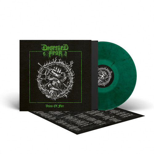 Deserted Fear: Veins of Fire - Green Marble - (VINYL LP)