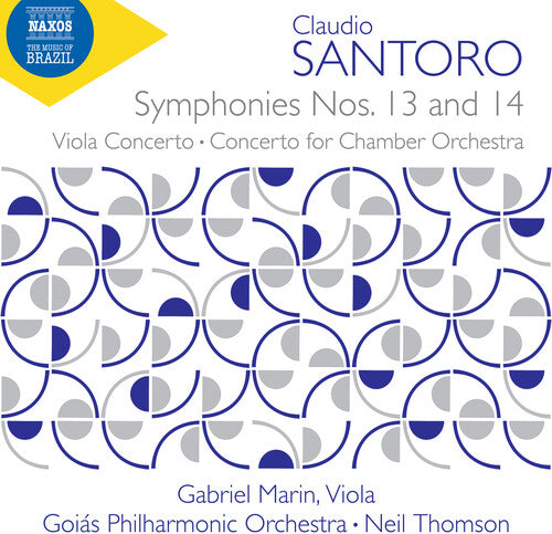 Gabriel Marin: Santoro: Symphony No. 13; Symphony No. 14; Viola Concerto; Concerto for Chamber Orchestra - CD
