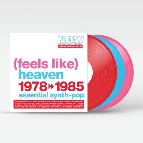 Various: Now That's What I Call An Era-(Feels Like) Heaven: 1978-1985 / Various - Red, Blue & Pink Colored Vinyl - (VINYL LP)