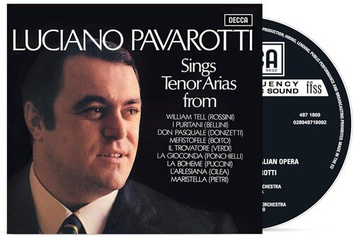Luciano Pavarotti: Sings Tenor Arias from Italian Opera - CD