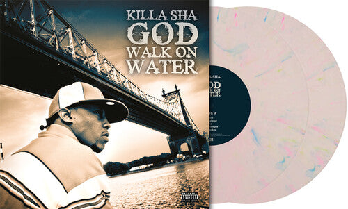 Killa Sha: God Walk On Water - Rose Multicolour Marble Vinyl - (VINYL LP)