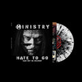 Peter Hook & Ministry: Hate To Go: Take Out Or Delivery  (Limited Edition Black/Silver Splatter Vinyl) - (VINYL LP)