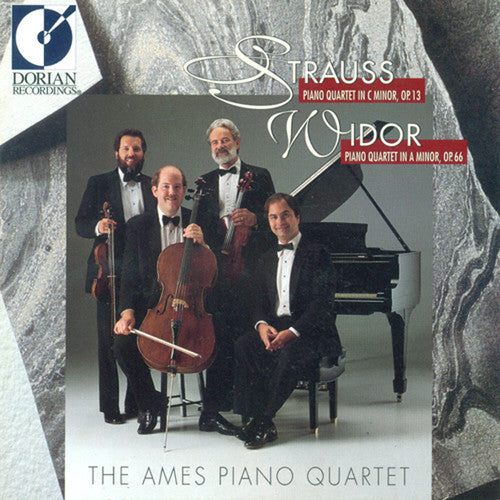 Strauss, R. / Widor / Ames Quartet: QT Pno in C minor Op. 13/QT Pno in A minor Op. 66 - COMPACT DISCS