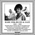 Various Artists: Rare 1920's Blues and Jazz 1923-1929 - CD