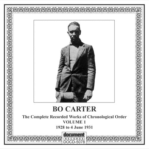 Bo Carter: Bo Carter 1 1928-1931 - CD