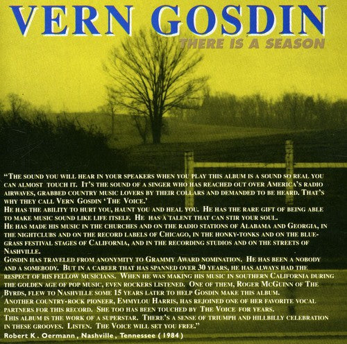 Vern Gosdin: There Is a Season - CD