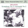 J. Brahms: Tintner Memorial Edition 5 - CD