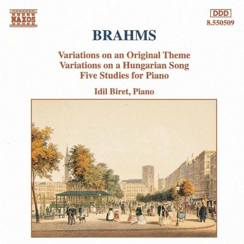 J. Brahms: Variations Opus 21 / 5 Etudes - CD