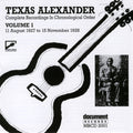 Texas Alexander: Complete Recorded Works 1927-1950 Vol. 1 (1927-1928) - CD