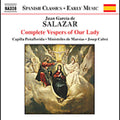 Josep Cabr: Complete Vespers of Our Lady - CD
