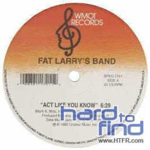 Fat Larry's Band: Act Like You Know/Zoom - (VINYL LP)