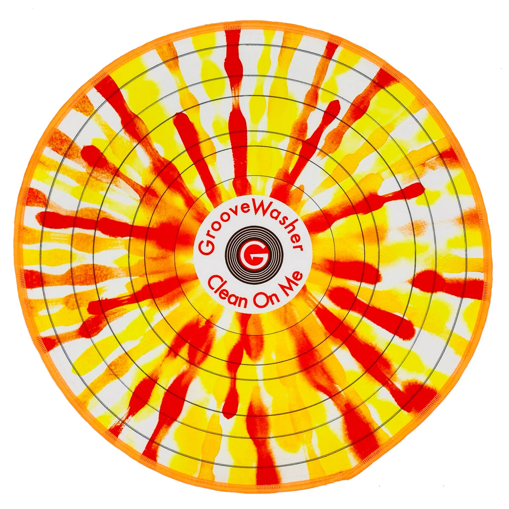 GrooveWasher 'Splash' Record Cleaning Mat (16 Inch Cleaning Mat)