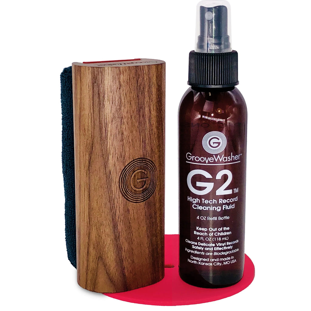 GrooveWasher Hardwood Record Cleaning Kit (Deluxe Set)