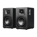 Audio-Technica Powered Bookshelf Speakers, Black (AT-SP3X)